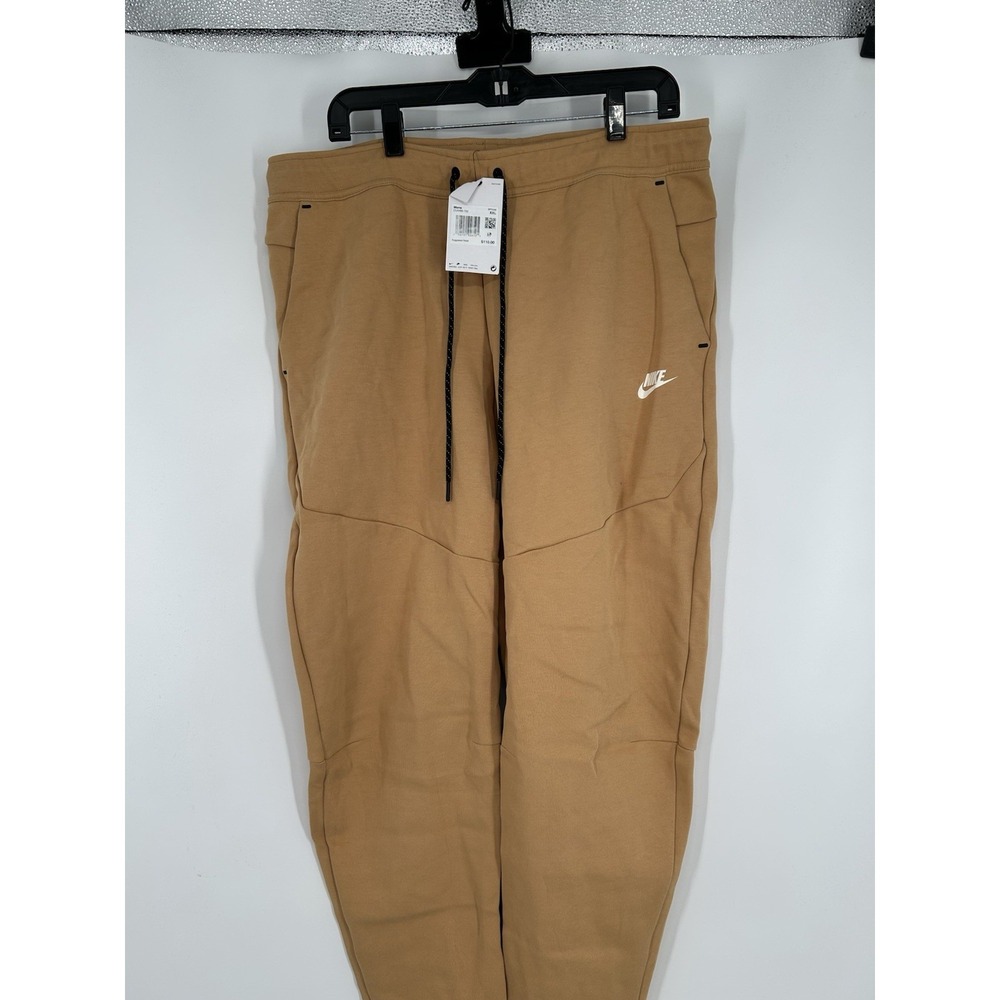 Nike Sportswear Tech Fleece Joggers Pants Sweatpants Elemental Gold CU4495-722